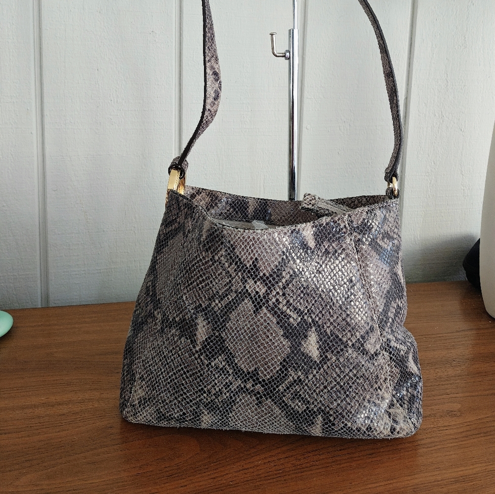 Michael Kors snake skin handbag